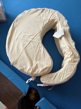 Cream Nursing Support Pillow - Soft Maternity and Feeding Pillow